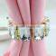 wholesale square shape crystal acrylic stones wedding napkin ring