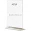 A4 Acrylic Sign Holder, Flip A4 Size Plastic Bar Menu Holder Fancy                        
                                                Quality Choice