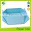 Luxury matte royal blue cardboard packing box magnetic foldable box