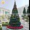 Outdoor led dancing clear acrylic giant christmas tree