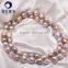 multi color fresh water 13-15mm fireball baroque pearl strand for wholesale