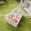Handmade hollow out easter basket cube
