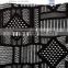 Polyester black 3D checks african french swiss lace fabric, lace mesh fabric from China manufacturer