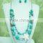 Super quality Crazy Selling two tones bib statement necklace