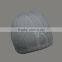 CHARACTER GREY EMBROIDERY BEANIE HATS WHOLESALE WITH WOVEN LABEL