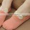 three dimensional butterfly knot invisible boat socks with silicone slip