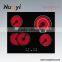 CE SAI Approval Vatti Sabaf Burners Built in Ceramic Gas Hob for Kitchen Used