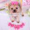 2016 new good quality nice and beautiful pet items for dogs with pearl