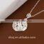 Wholesale clear zircon stone 925 sterling silver viking jewelry