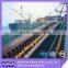 Integrally molded cleat pattern Chevron conveyor belt