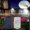 8W Poly crystalline solar panel 5W LED solar flood light with battery remote control timer