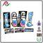 Two side printed adhesive glass sticker