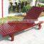 Outdoor Wooden Chaise Longue