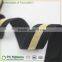 38mm Wide Glitter Striped Waistband Elastic by the Yard