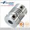 8mm to 10mm 25x31mm Set Screw Shaft Beam Coupling Coupler Silver Tone