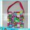 2015 Pure Cotton Soft Velour Printed Customer Pattern Portable Beach Towel Bag