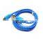 China manufacturer colorful micro braided usb cable