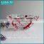 LX-W021 handmade pressed crystal glass nut bowl