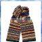 fashion men scarf ,custom knit scarf ,100% wool scarf
