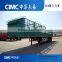 CIMC Triangle Tyre Dropside Tow Behand Animal Fence Semi Trailer