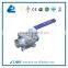 Sanitary Clamp three pieces ball valve