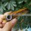 Natural crystal tiger eye stone smoking pipes cigarette holder for commercial gift