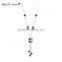 modern black color stainless steel ceramic jewelry custom 2014 fashion necklace