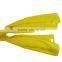 Yellow cotton velour towel