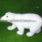 White Color Artificial Topiary Grass Cutter Animal