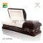 wholesale best price 22 gauge steel casket with zinc handle