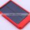 External usb solar power bank 5000mah for smartphones
