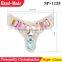 Rhinestone beaded patch for shoe accessory