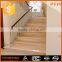 Super building project design natural marble curve stair lift