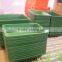 Green food grade screw plastic bucket plastic garbage truck bucket plastic trays specialized screw plastic factory