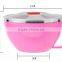 15cm Insulated Stainless Steel Instant Noodle Soup Bowl With Clear Lid