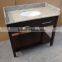 36" Hotel Wooden Bathroom Vanity With Quartz Top