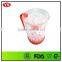 Eco-friendly 16 oz Plastic double wall freezer beer mug with handle