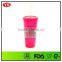 20 oz double wall plastic travel tumbler with bling