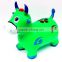 Kids best friend PVC eco friendly printed pattern bouncing animal toy with music