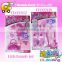 Fashion girl plastic dress up beauty set toy for sales