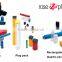 Adjustable clear pvc plastic square tubes for crafts