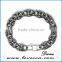 Trendy stainless steel biker bracelets, weomens 316L stainless steel bracelet jewelry