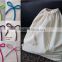 3.25 x 5 Muslin Bag With Yellow Double Drawstring