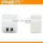 Latest wholesale dual usb super fast mobile phone travel charger with US UK EU plug