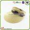 plastic sun visor hats short visor cap uv sun visor caps with flower