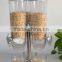 Food Dispenser w/ Label Holder, Continuous Flow - Black(B-0272)