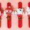 Promotional christmas slap bracelet, Novelty Christmas gifts Wrist Decorative bracelet, wristband, bangle