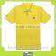 yellow printed promotional custom shirts polo