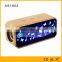 New Design colorful flashlight colorful flashlight Bluetooth wooden Speaker wireless