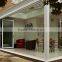 Sunroom side full size aluminum Bi fold doors exterior